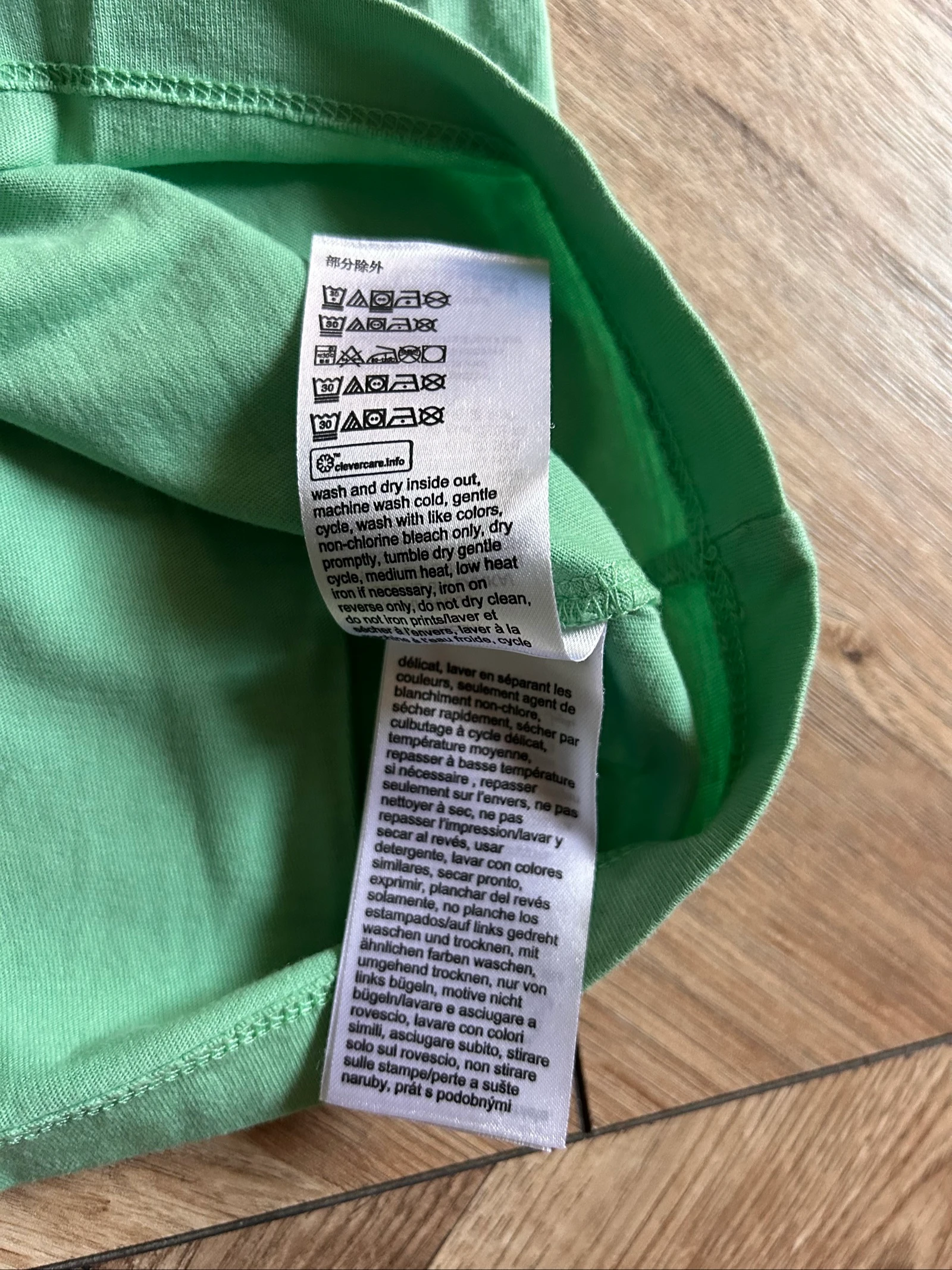 Calvin Klein Jeans water green / mint t-shirt – Size 16 years (XS / S) – photo 8